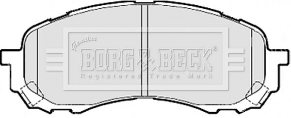 BORG & BECK Jarrupala, levyjarru BBP2078